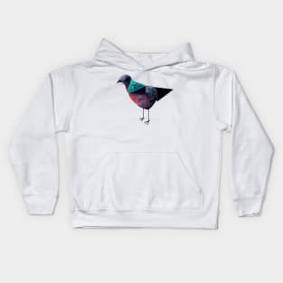 Colorful Pigeon Kids Hoodie